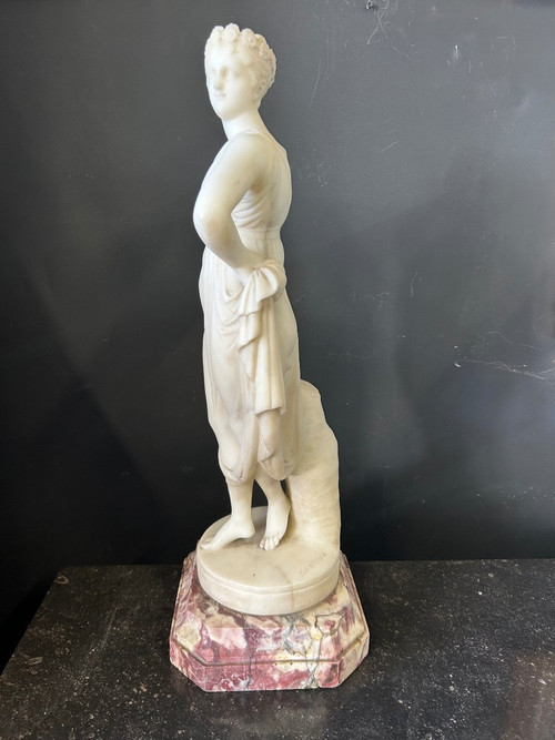 Antonio Canova (1757- 1822) Dopo - La ballerina - Italia - scultura in alabastro XIX secolo