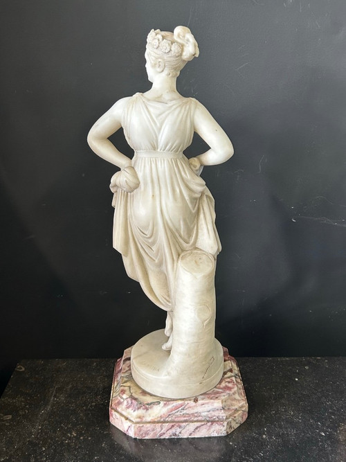 Antonio Canova (1757- 1822) Dopo - La ballerina - Italia - scultura in alabastro XIX secolo