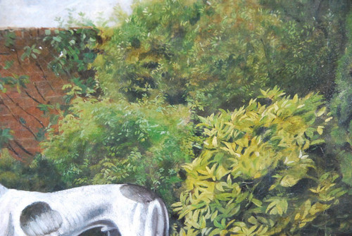 Whippet greyhound, English school 19th century