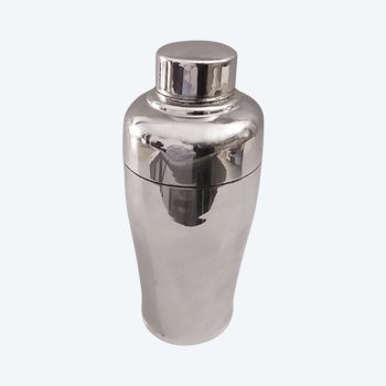 ALFRA cocktail shaker from the 1960s by Carlo Alessi in stainless steel. Italy