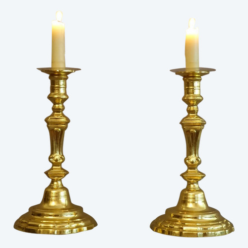 Pair of large torches circa 1680, 1700.