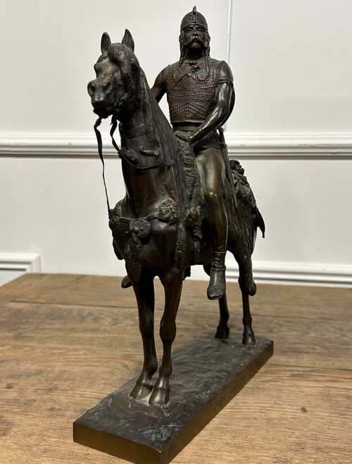 Emmanuel Frémiet (1824-1910) The Gaulish Chef Bronze 19th Century - Fremiet