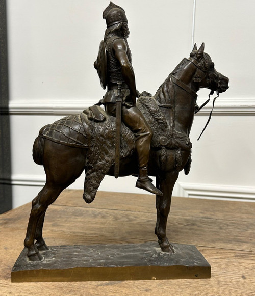 Emmanuel Frémiet (1824-1910) The Gaulish Chef Bronze 19th Century - Fremiet