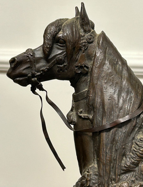 Emmanuel Frémiet (1824-1910) The Gaulish Chef Bronze 19th Century - Fremiet