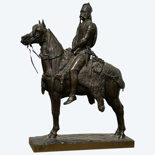 Emmanuel Frémiet (1824-1910) The Gaulish Chef Bronze 19th Century - Fremiet