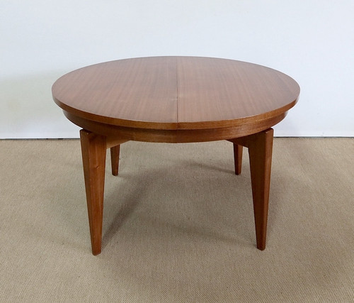 „Hebe- und Senke“-Tisch aus Mahagoni – 1970er Jahre