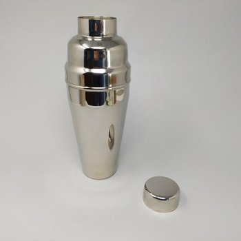 Magnifique cocktail shaker  italien des années 1960 en acier inoxydable 