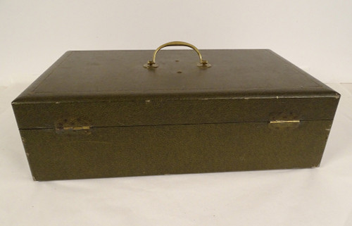 Housewife 62PC Silver Metal Cutlery Christofle Net Model 20th Century Box