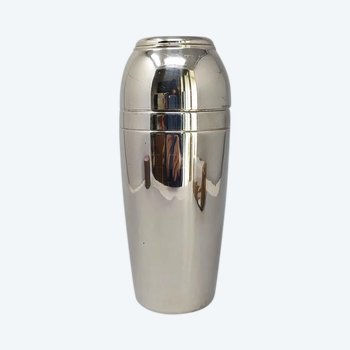 Cocktail Shaker  MEPRA Space Age des années 1960 en acier inoxydable. Fabriqué en Italie 