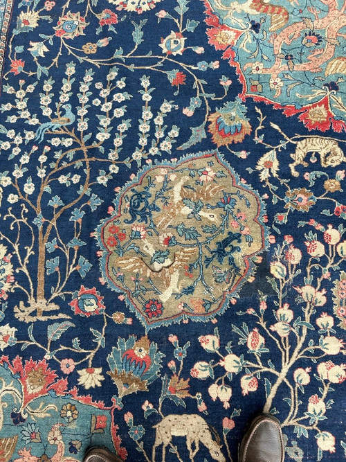 Grande tappeto di Tabriz - Persia nordoccidentale Fine XIX o inizio XX secolo 446 x 337 cm
