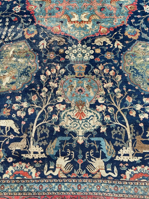 Grande tappeto di Tabriz - Persia nordoccidentale Fine XIX o inizio XX secolo 446 x 337 cm
