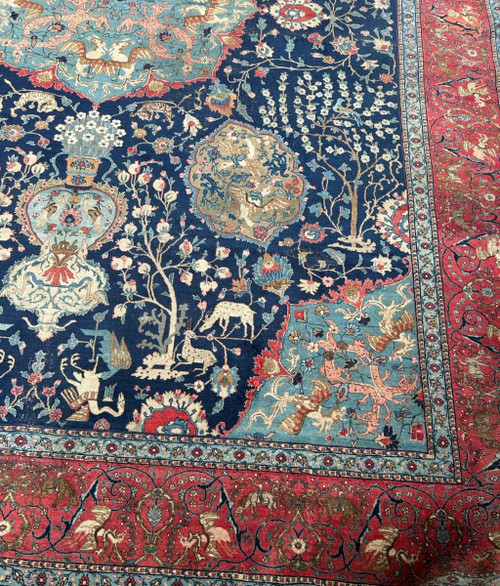 Grande tappeto di Tabriz - Persia nordoccidentale Fine XIX o inizio XX secolo 446 x 337 cm
