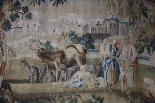 Grande Arazzo Aubusson, “L'indovino”, XVIII secolo
