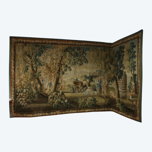 Large Aubusson Tapestry, “The Fortune Teller”, 18th century