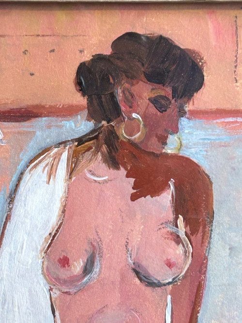Nackte Frau - Gouache Auf Papier Um 1920 - 30