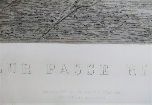 Gravure Scene de Genre d'Après Compte-Calix  Bonheur Passe Richesse