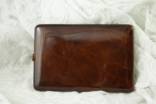 Art Deco lacquered metal case in its box circa 1930