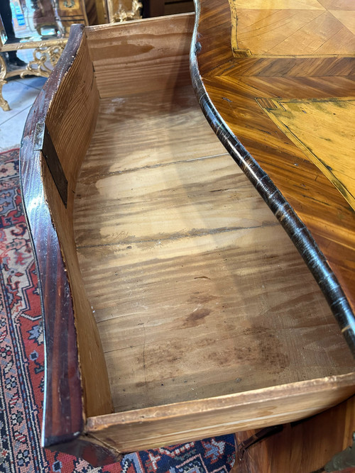 COMMODE 18ème LOUIS XV TRANSITION - TRAVAIL DE L'EST DE LA FRANCE