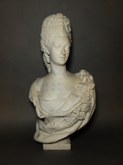 Busto in marmo della principessa de Lamballe