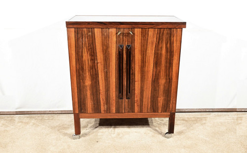 Bar Scandinave à Roulettes en Palissandre de Rio, signé Torbjørn Afdal pour Bruksbo – 1960