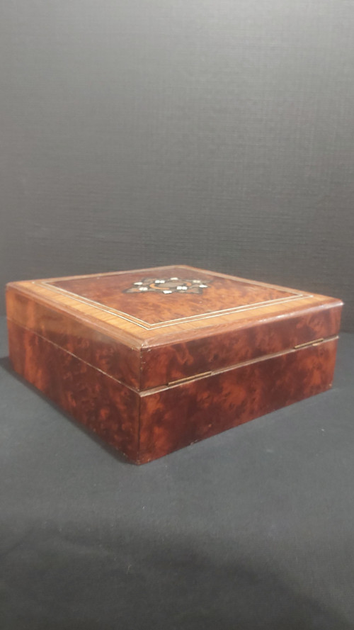 Napoleon III period inlaid box