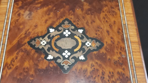 Napoleon III period inlaid box
