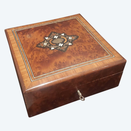 Napoleon III period inlaid box