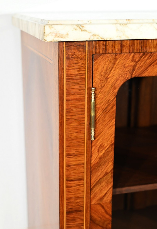Mobile da vetrina in palissandro, stile Luigi XVI – Fine XIX secolo