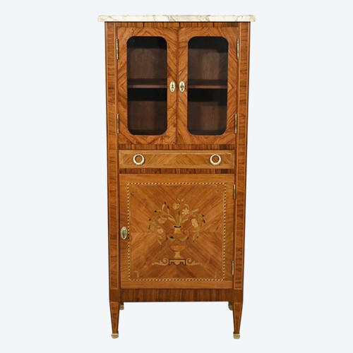 Mobile da vetrina in palissandro, stile Luigi XVI – Fine XIX secolo