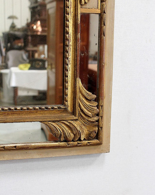 Rectangular Mirror with Parecloses – Early 20th Century