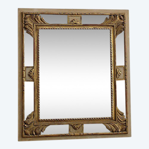 Rectangular Mirror with Parecloses – Early 20th Century