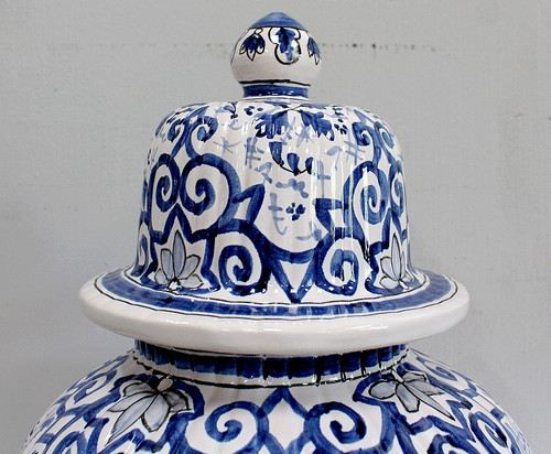 Delft Earthenware Vase – Early 20th Century