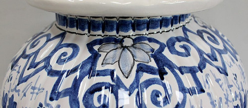 Delft Earthenware Vase – Early 20th Century