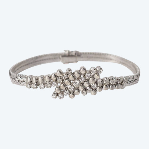 Luxusarmband aus Weißgold und Diamanten