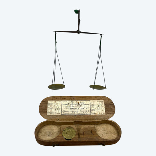CHANGER BOX from the Crown Treasury and the Bank of France - France - Circa 1820