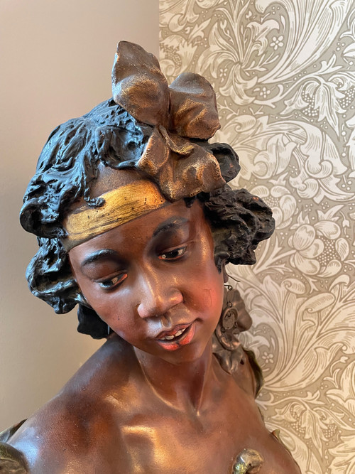 Buste de femme Maure dans le goût de Goldschneider