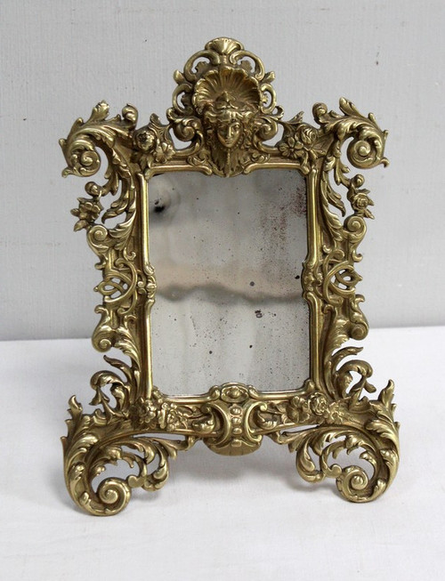 Miroir de Table en Bronze Doré, époque Napoléon III – 2ème partie XIXe