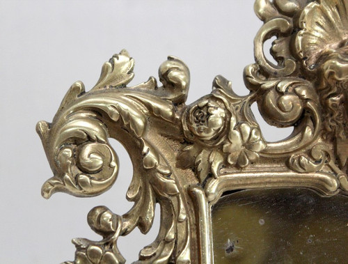 Miroir de Table en Bronze Doré, époque Napoléon III – 2ème partie XIXe