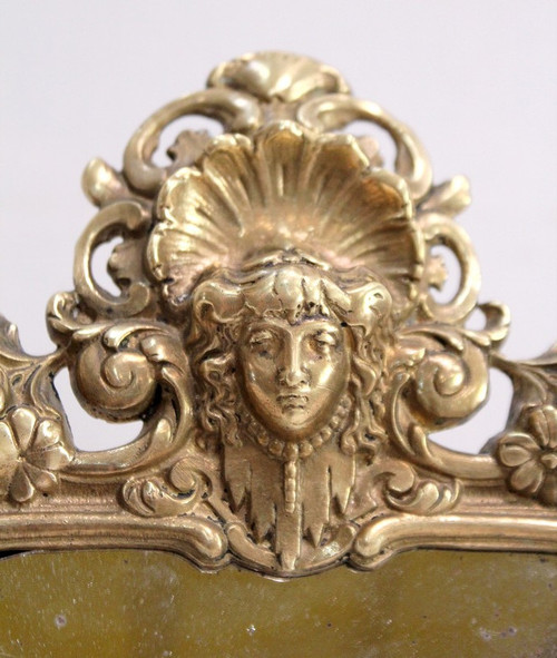 Miroir de Table en Bronze Doré, époque Napoléon III – 2ème partie XIXe