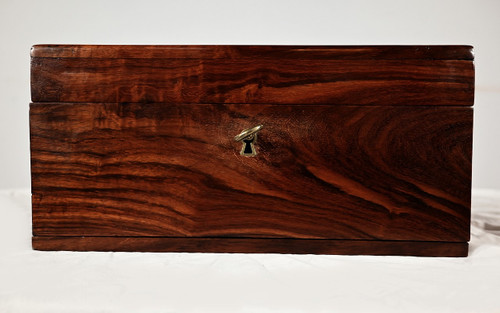 Small Solid Cuban Mahogany Chest – Late 19th Century