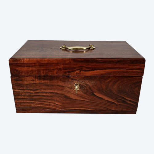 Small Solid Cuban Mahogany Chest – Late 19th Century