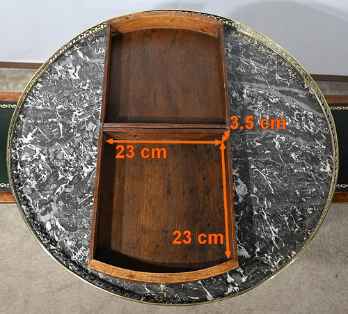 Table Bouillotte en Acajou, époque Louis XVI – XVIIIe