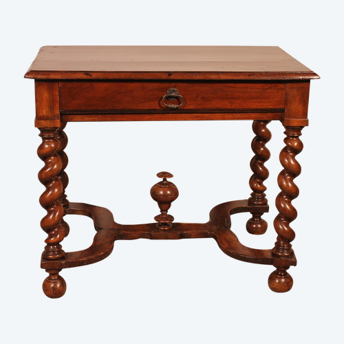 Louis XIII Table In Walnut -17th Century