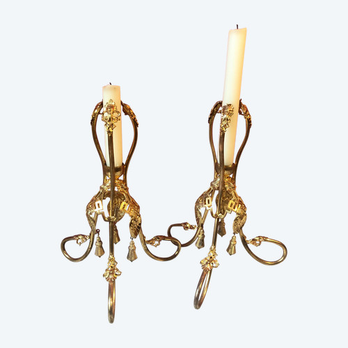 Candelieri con nappe, periodo Napoleone III