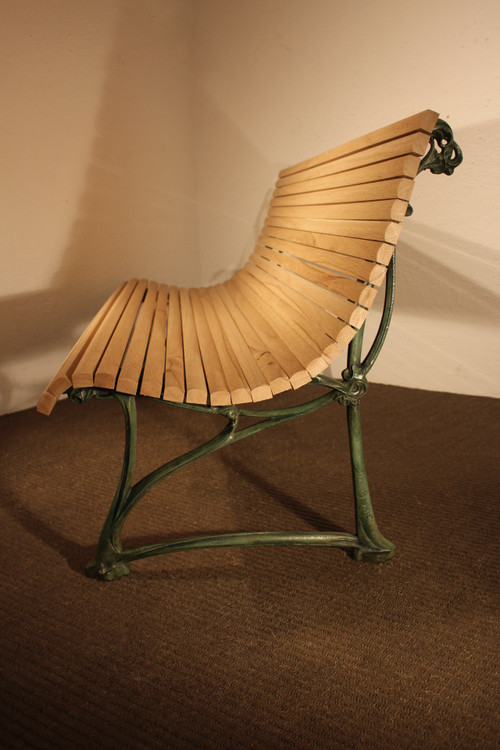 Jugendstil-Bank von Hector Guimard