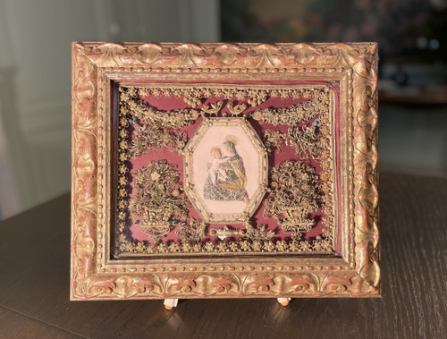 Reliquary painting of Saint Donat Martyr - 18th century