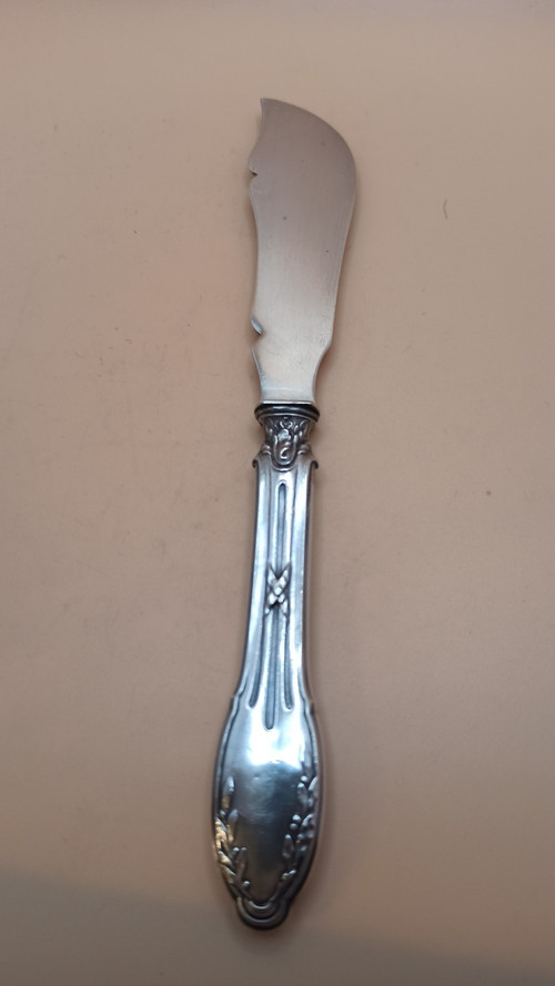 Solid silver pâté knife