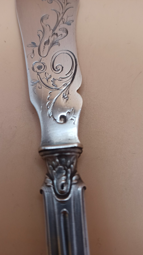 Solid silver pâté knife