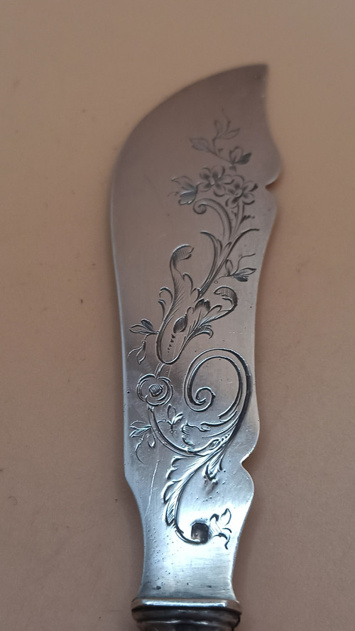 Solid silver pâté knife