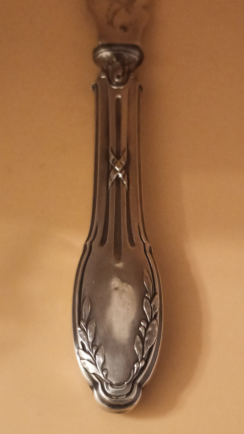 Solid silver pâté knife